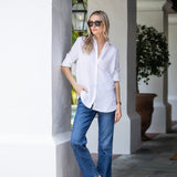 Halsey Linen Shirt - Blanc