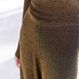 Metallic Pant - Gold