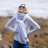 Snowbird Wrap Scarf - Gracie Blue