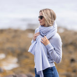 Snowbird Wrap Scarf - Gracie Blue