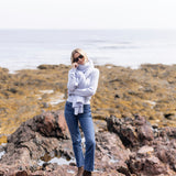 Snowbird Wrap Scarf - Gracie Blue