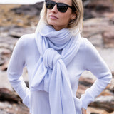Snowbird Wrap Scarf - Gracie Blue