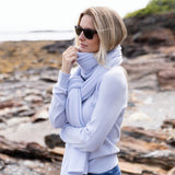 Snowbird Wrap Scarf - Gracie Blue
