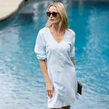 Brigette Dress - Pale Aqua