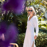 Chloe Caftan - Blanc
