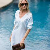 Brigette Dress - Pale Aqua