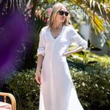 Chloe Caftan - Blanc