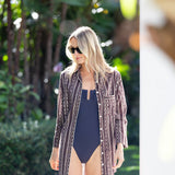 The JA Husband Shirt - Coco Zig Zag