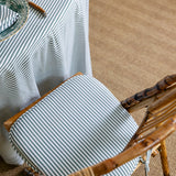 Garden Ticking Stripe Seat Cushion