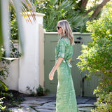 The JA Husband Shirt - Sage Tangier Patchwork