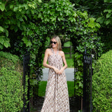 Elle Dress Poplin - Coco Moroccan Medallion