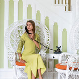 Esme Caftan - Chartreuse