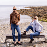 Snowbird Wrap Scarf - Chocolate