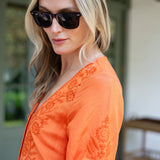 Chloe Caftan - Tangerine