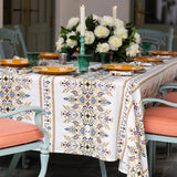 Ecru Fleur Tablecloth