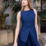 Cora Vest - Peacoat