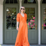 Chloe Caftan - Tangerine