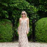 Elle Dress Poplin - Coco Moroccan Medallion