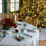 Garden Ticking Stripe Tablecloth