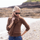 Snowbird Wrap Scarf - Chocolate