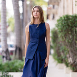 Cora Vest - Peacoat
