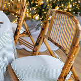 Garden Ticking Stripe Seat Cushion