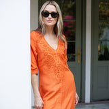 Chloe Caftan - Tangerine