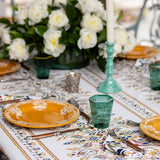 Ecru Fleur Tablecloth