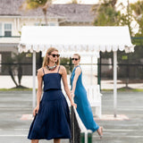 Circle Skirt Dupioni - Peacoat