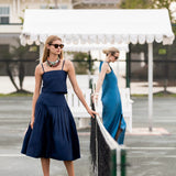 Camille Dress - Mykonos Blue