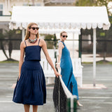 Camille Dress - Mykonos Blue