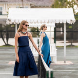 Camille Dress - Mykonos Blue