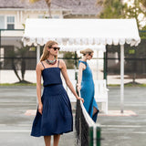 Camille Dress - Mykonos Blue