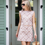 Slim Shell Top - Coco Moroccan Medallion