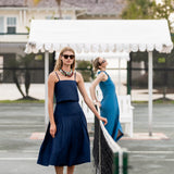 Camille Dress - Mykonos Blue