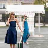 Camille Dress - Mykonos Blue