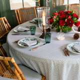 Garden Ticking Stripe Seat Cushion