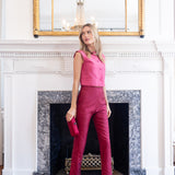Jackie Pant - Burgundy
