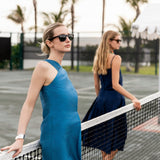Camille Dress - Mykonos Blue