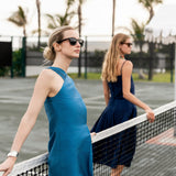 Camille Dress - Mykonos Blue