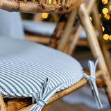 Garden Ticking Stripe Seat Cushion