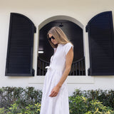 Betty Dress Eyelet - Blanc