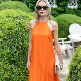Sarah Dress - Tangerine