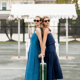Circle Skirt Dupioni - Peacoat