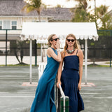 Camille Dress - Mykonos Blue