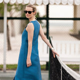 Camille Dress - Mykonos Blue