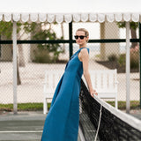 Camille Dress - Mykonos Blue