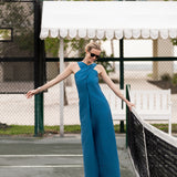 Camille Dress - Mykonos Blue