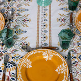 Ecru Fleur Tablecloth