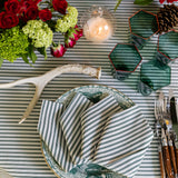 Garden Ticking Stripe Dinner Napkin